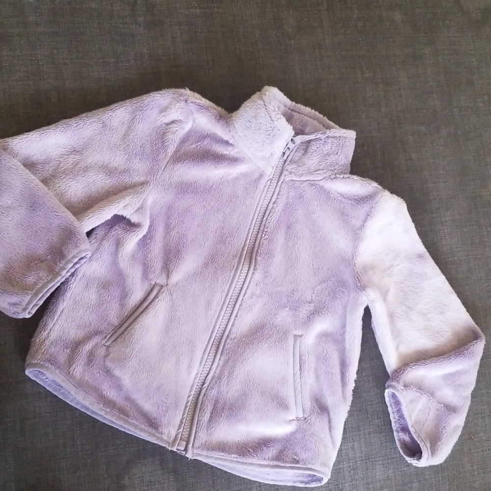 4T fuzzy fleece jacket